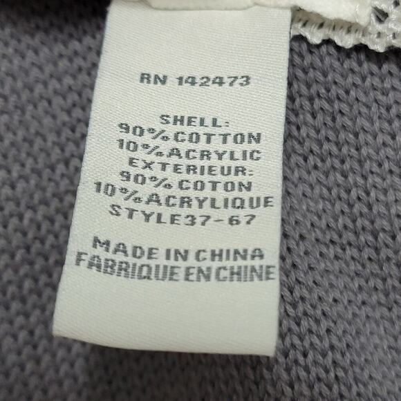 Textured Gray Loop Scarf - Picture 6 of 6